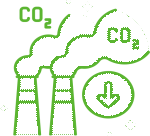 Carbon Free Icon
